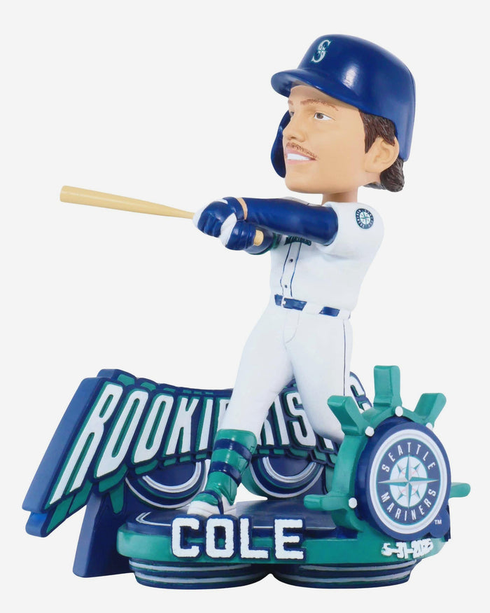 Cole Young Seattle Mariners Rookie Debut Walk-Off Bobblehead FOCO - FOCO.com