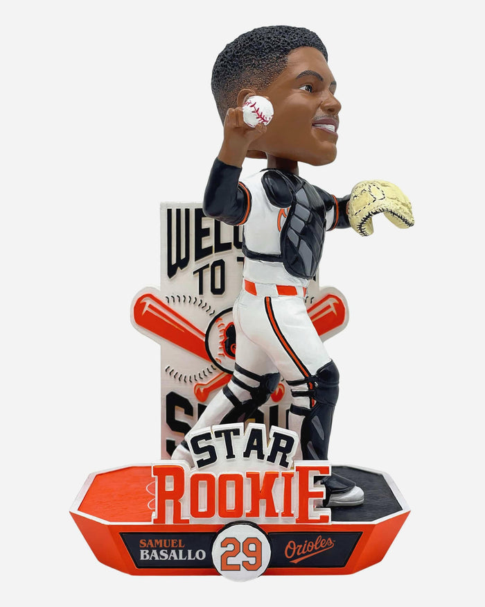 Samuel Basallo Baltimore Orioles Star Rookie Bobblehead FOCO - FOCO.com