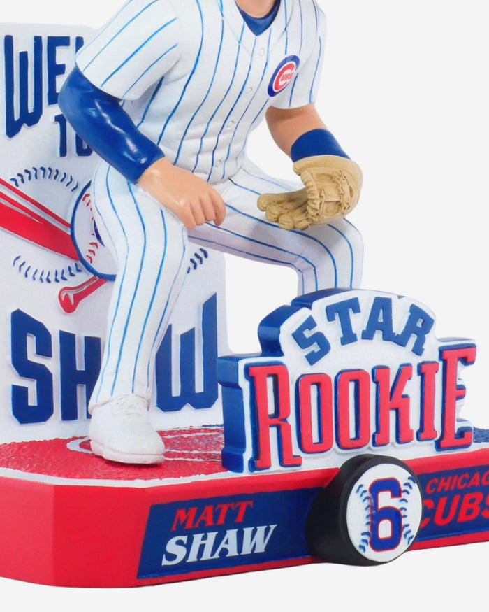 Matt Shaw Chicago Cubs Star Rookie Bobblehead FOCO - FOCO.com