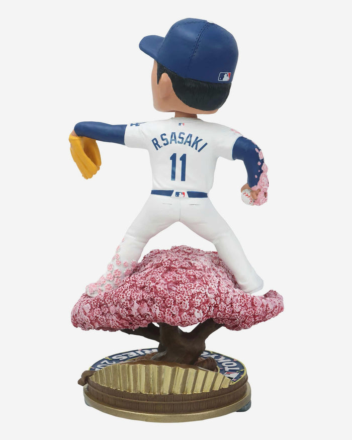 Roki Sasaki Los Angeles Dodgers Major League Debut Bobblehead FOCO - FOCO.com
