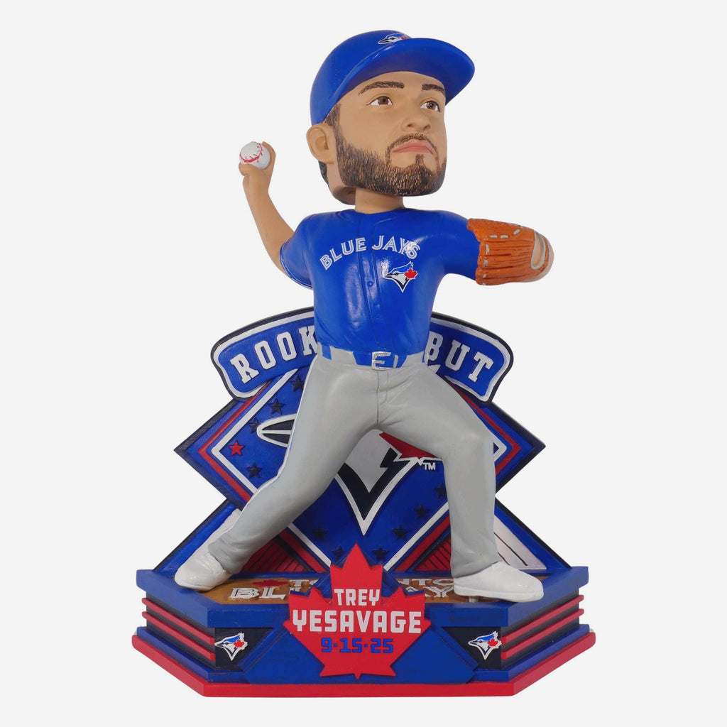 Trey Yesavage Toronto Blue Jays Major League Debut Bobblehead FOCO - FOCO.com