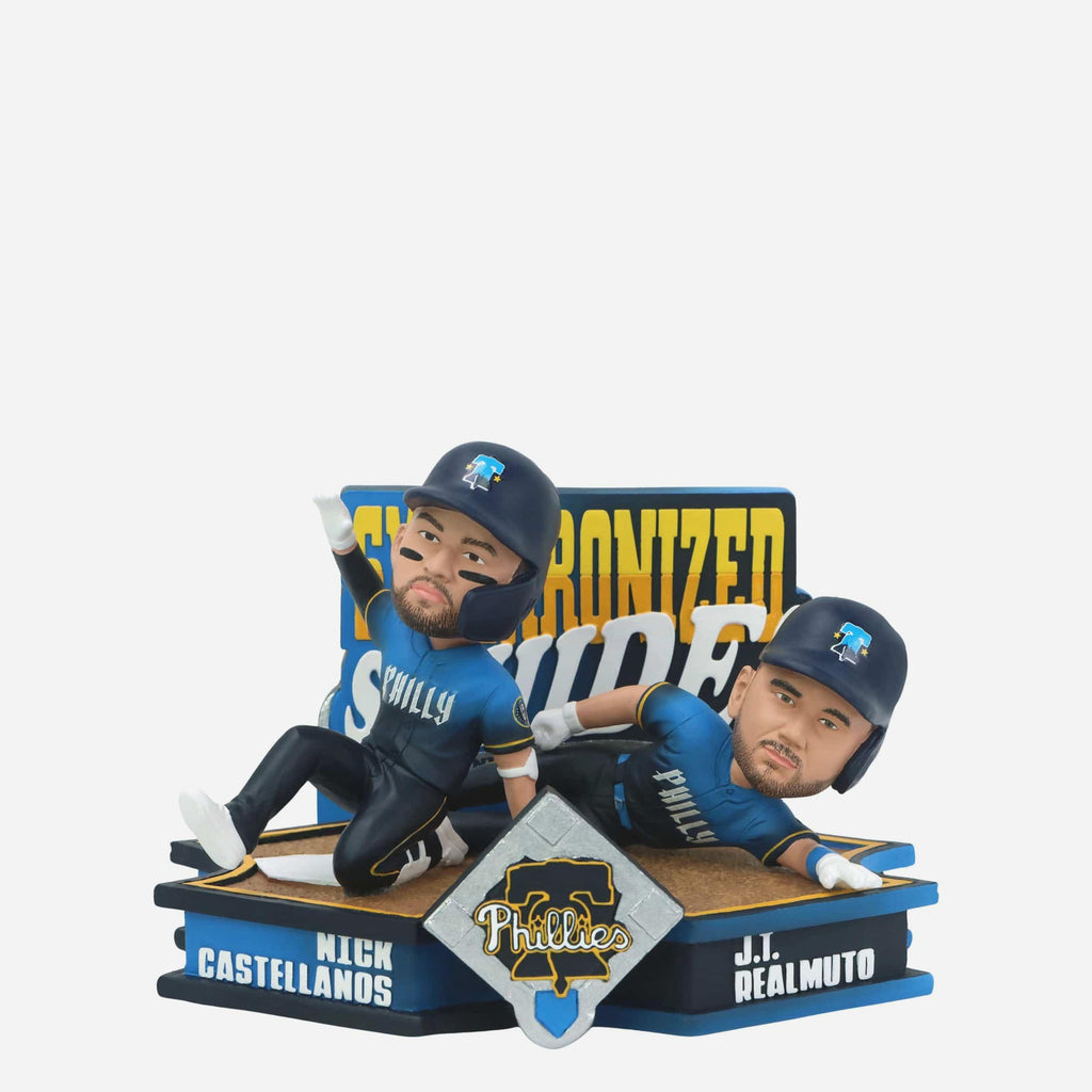 JT Realmuto and Nick Castellanos Philadelphia Phillies Same Time Score Mini Bobblehead FOCO - FOCO.com
