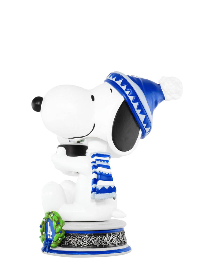 Los Angeles Dodgers Snoopy Peanuts Snow Globe Bobblehead FOCO - FOCO.com