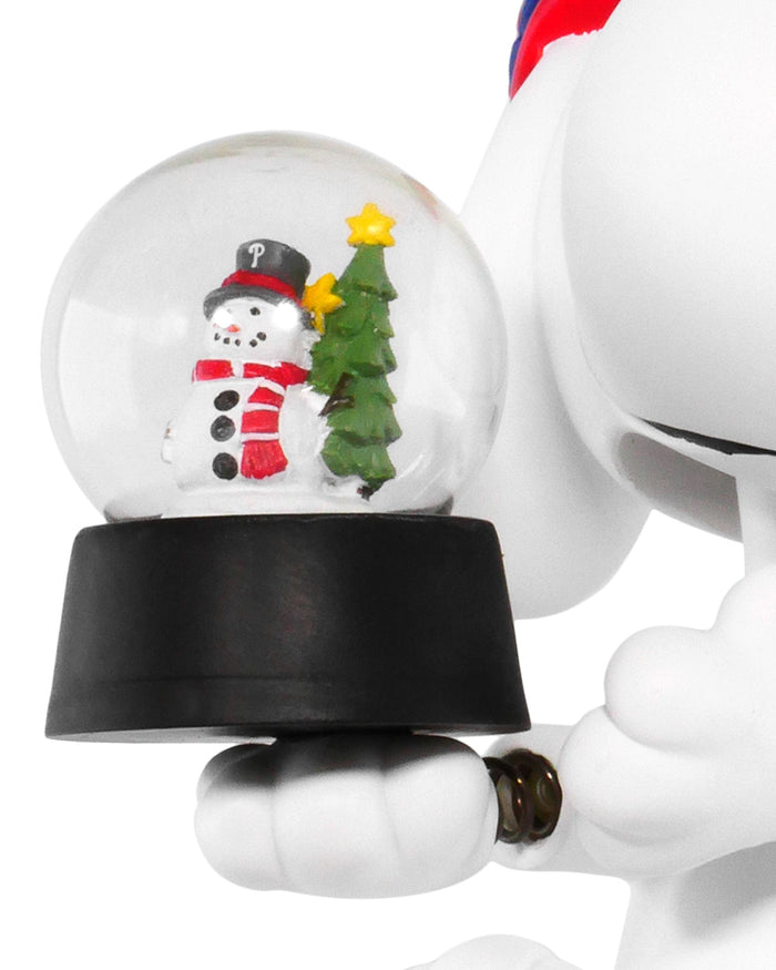Philadelphia Phillies Snoopy Peanuts Snow Globe Bobblehead FOCO - FOCO.com