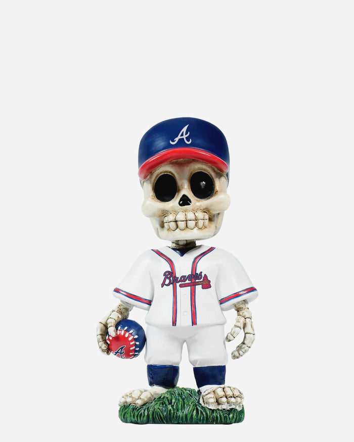 Atlanta Braves Team Skull Mini Bobblehead FOCO - FOCO.com