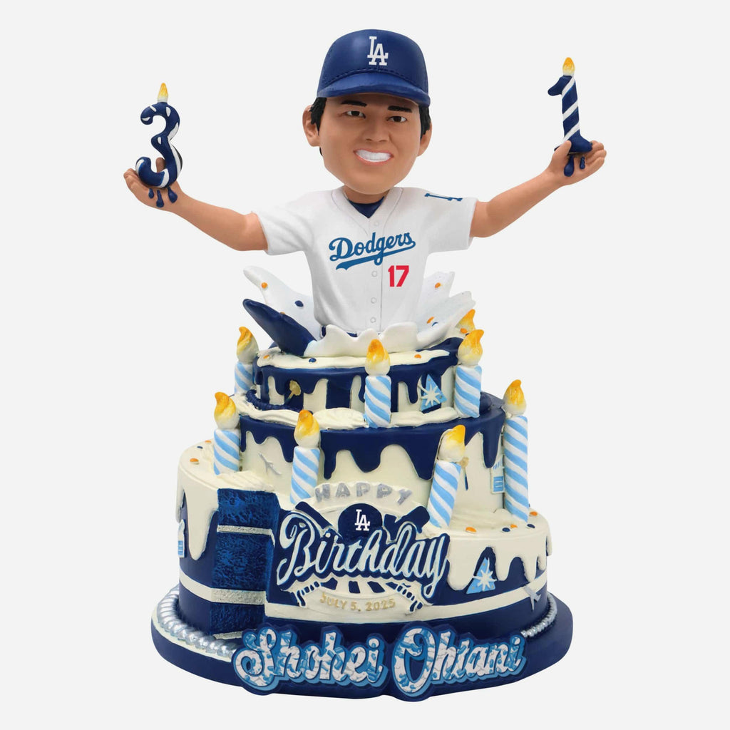 Shohei Ohtani Los Angeles Dodgers Birthday Bobblehead FOCO - FOCO.com