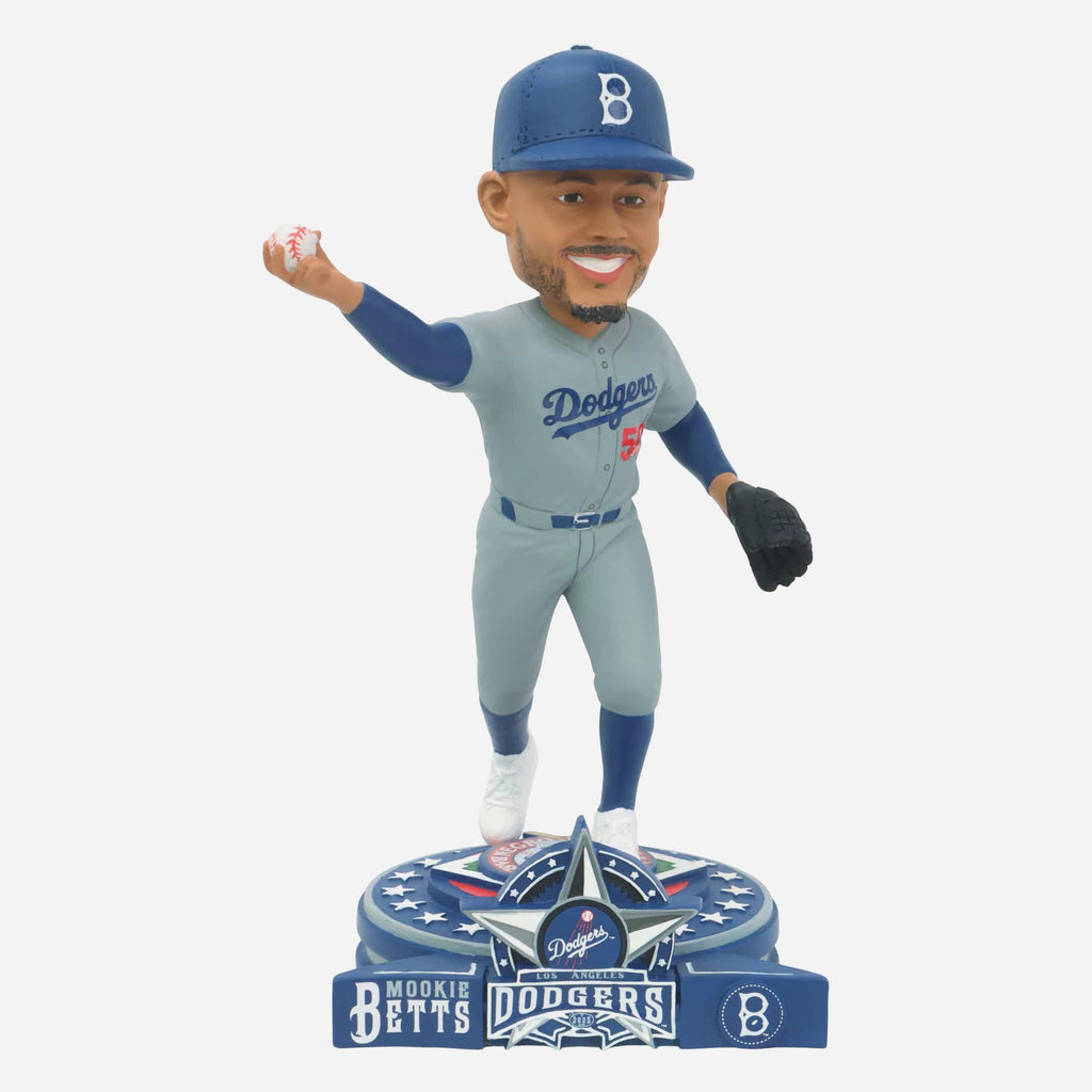 Mookie Betts Los Angeles Dodgers Salute to the Negro Leagues Game Bobblehead FOCO - FOCO.com
