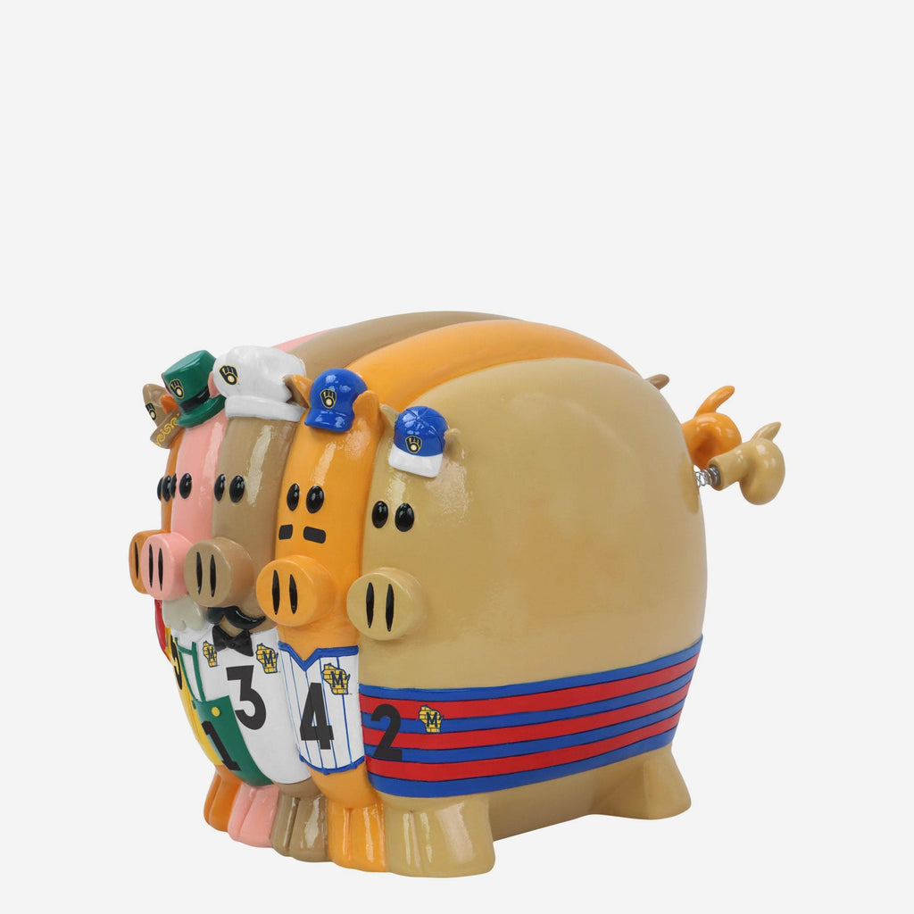 Milwaukee Brewers Thematic Piggy Bank Bobbletail FOCO - FOCO.com