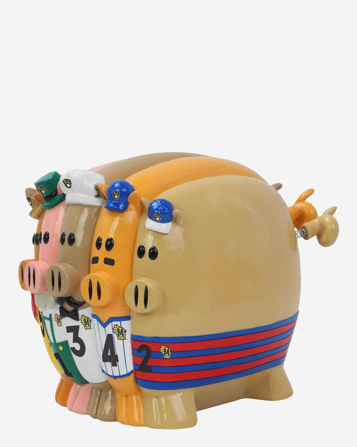 Milwaukee Brewers Thematic Piggy Bank Bobbletail FOCO - FOCO.com