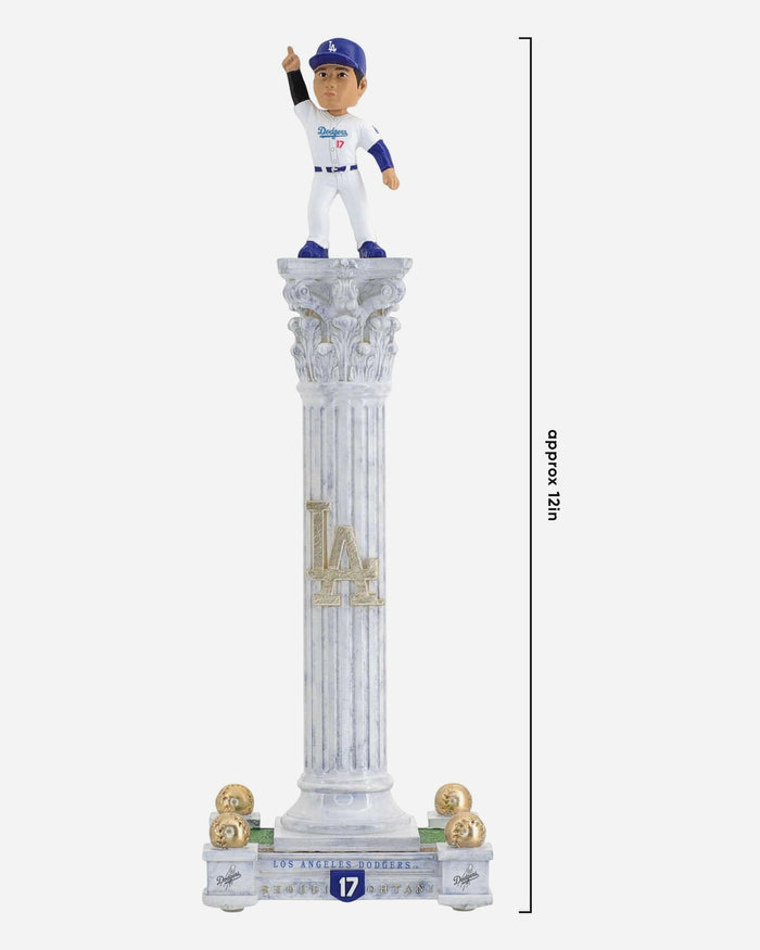 Shohei Ohtani Los Angeles Dodgers Tall Pedestal Bobblehead FOCO - FOCO.com