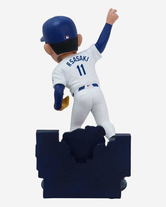 Roki Sasaki Los Angeles Dodgers 2025 MLB in Japan 25th Anniversary Bobblehead FOCO - FOCO.com