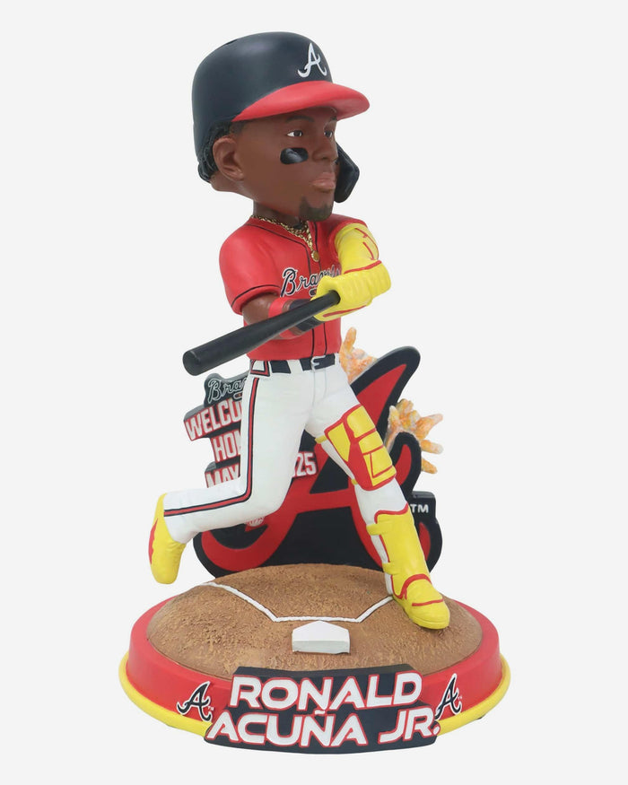 Ronald Acuna Jr Atlanta Braves Welcome Back Home Run Bobblehead FOCO - FOCO.com