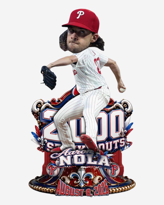 Aaron Nola Philadelphia Phillies 2,000 Strikeout Bobblehead