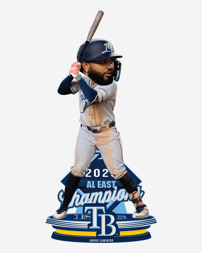 Junior Caminero Tampa Bay Rays AL East Division Winner Bobblehead FOCO - FOCO.com