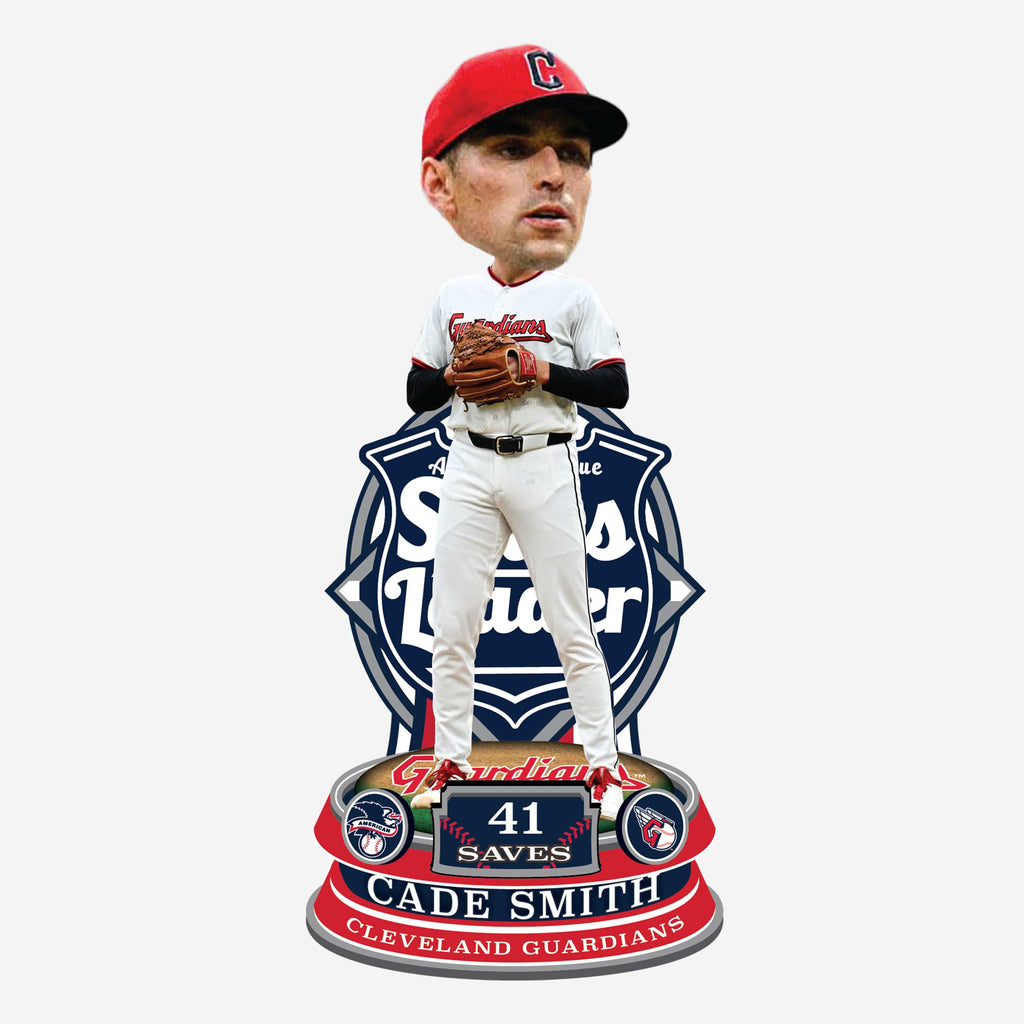 Cade Smith Cleveland Guardians 2026 AL Save Leader Bobblehead FOCO - FOCO.com
