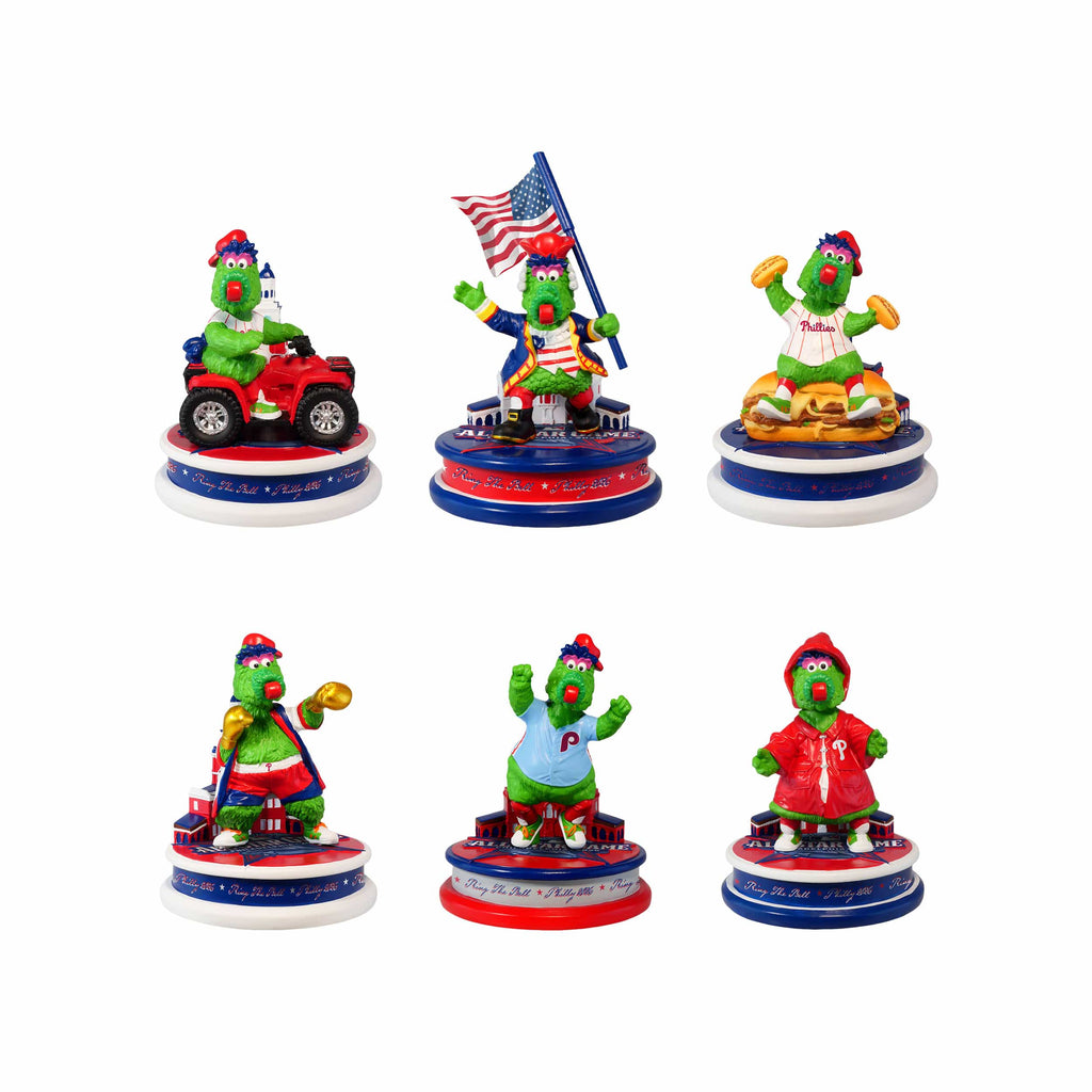Phillie Phanatic Philadelphia Phillies 2026 MLB All Star Phanatic on Parade Mascot Mini Bobblehead Boxed Set