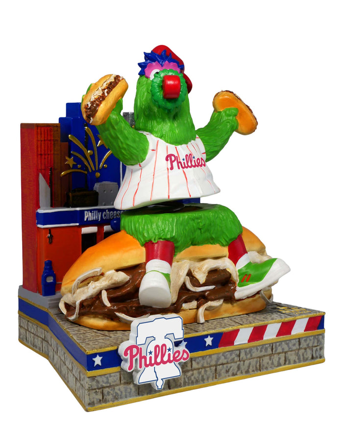 Phillie Phanatic Philadelphia Phillies 2026 MLB All Star Phanatic on Parade Cheesesteak Mascot Bobblehead FOCO - FOCO.com