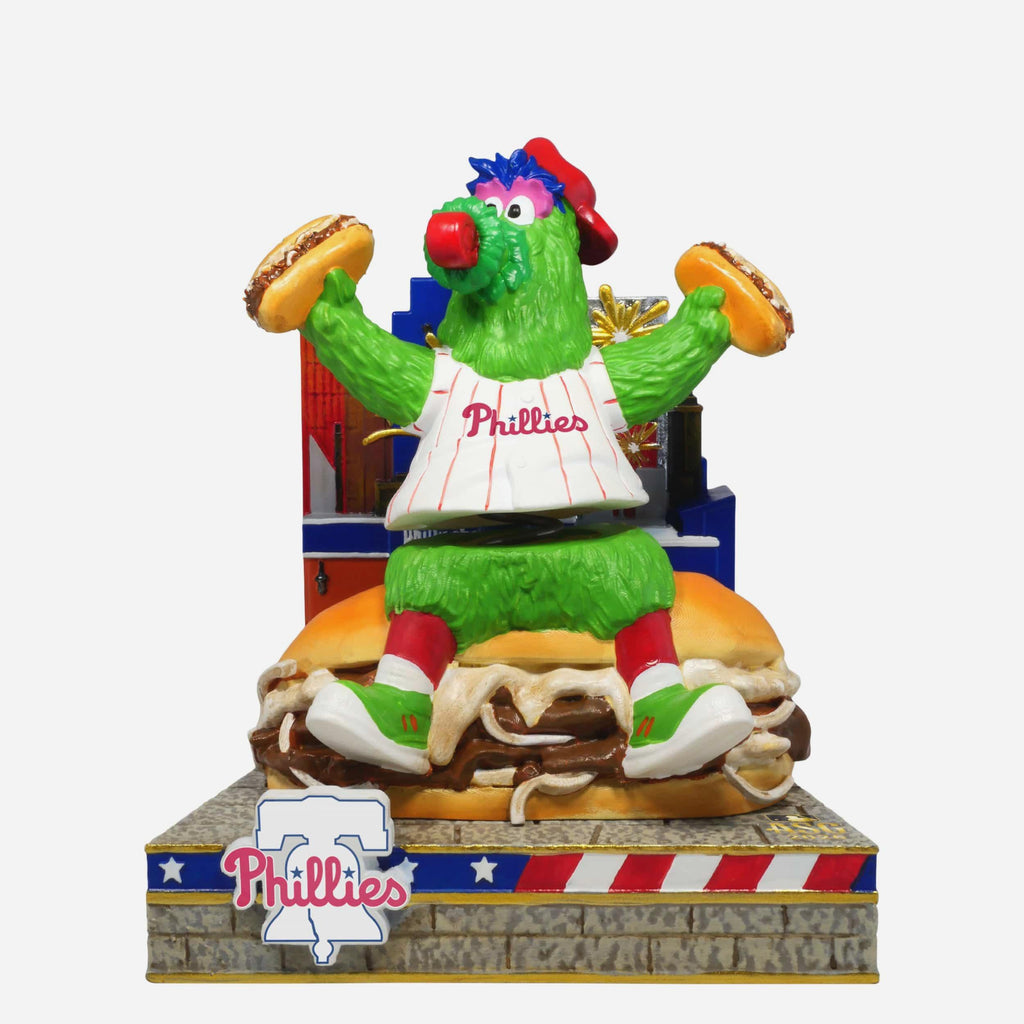 Phillie Phanatic Philadelphia Phillies 2026 MLB All Star Phanatic on Parade Cheesesteak Mascot Bobblehead FOCO - FOCO.com