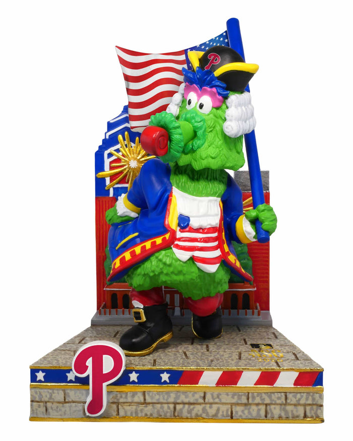 Phillie Phanatic Philadelphia Phillies 2026 MLB All Star Phanatic on Parade Independance Hall Mascot Bobblehead FOCO - FOCO.com