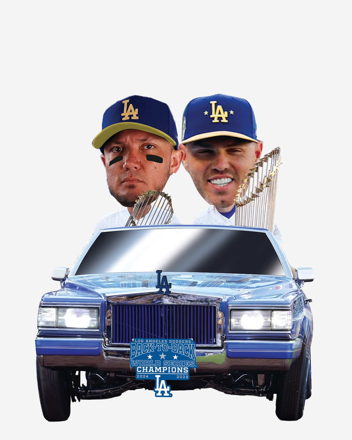Miguel Rojas & Freddie Freeman Los Angeles Dodgers Back to Back World Series Champions Ride Bobblehead