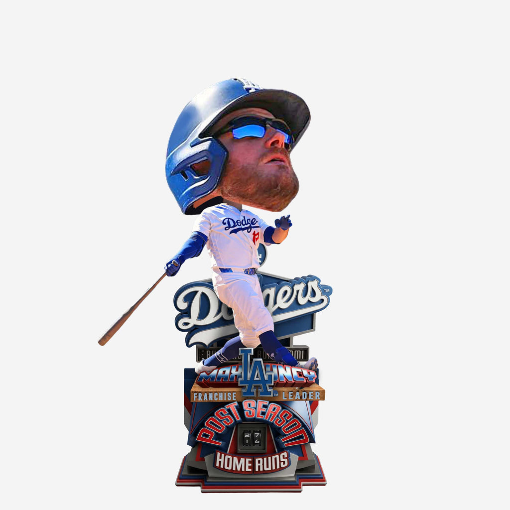 Max Muncy Los Angeles Dodgers Most Postseason Home Runs Franchise Record Counter Medium Bighead Bobblehead FOCO - FOCO.com