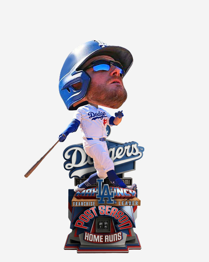 Max Muncy Los Angeles Dodgers Most Postseason Home Runs Franchise Record Counter Medium Bighead Bobblehead