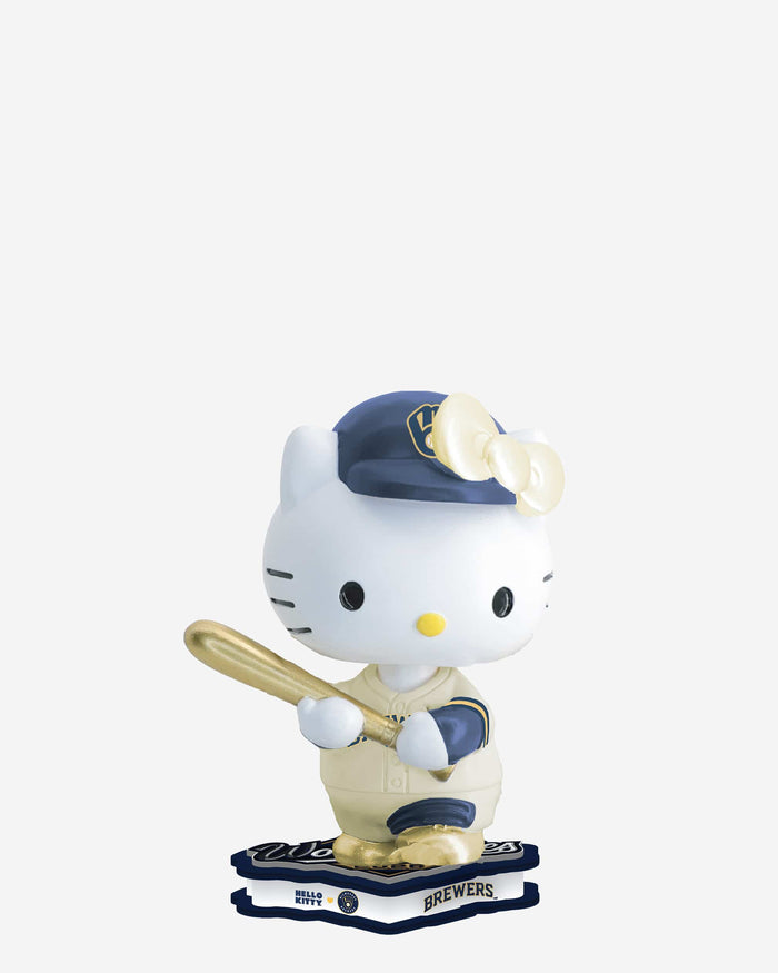 Milwaukee Brewers Hello Kitty® 2026 World Series Bound Mini Bighead Bobblehead