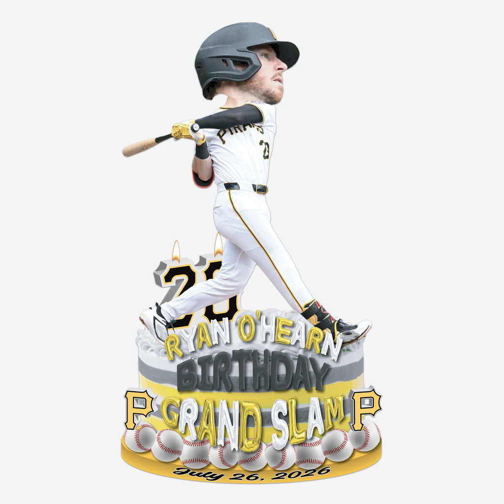 Ryan O'Hearn Pittsburgh Pirates Grand Slam Birthday Bobblehead FOCO - FOCO.com