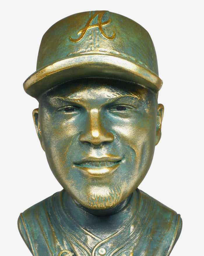 Chipper Jones Atlanta Braves Bronze Patina Bust Bobblehead FOCO - FOCO.com