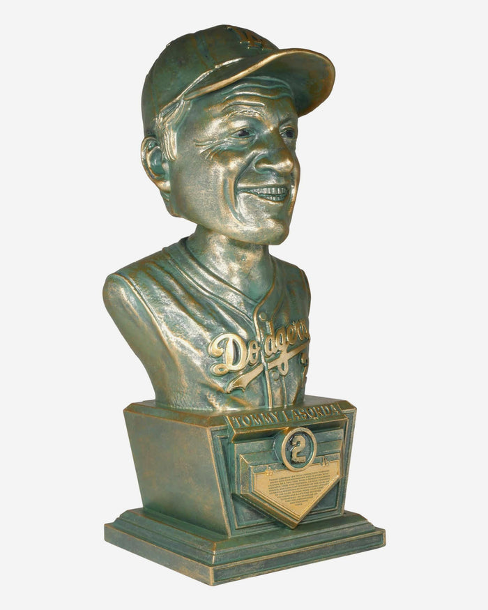 Tommy Lasorda Los Angeles Dodgers Bronze Patina Bust Bobblehead FOCO - FOCO.com