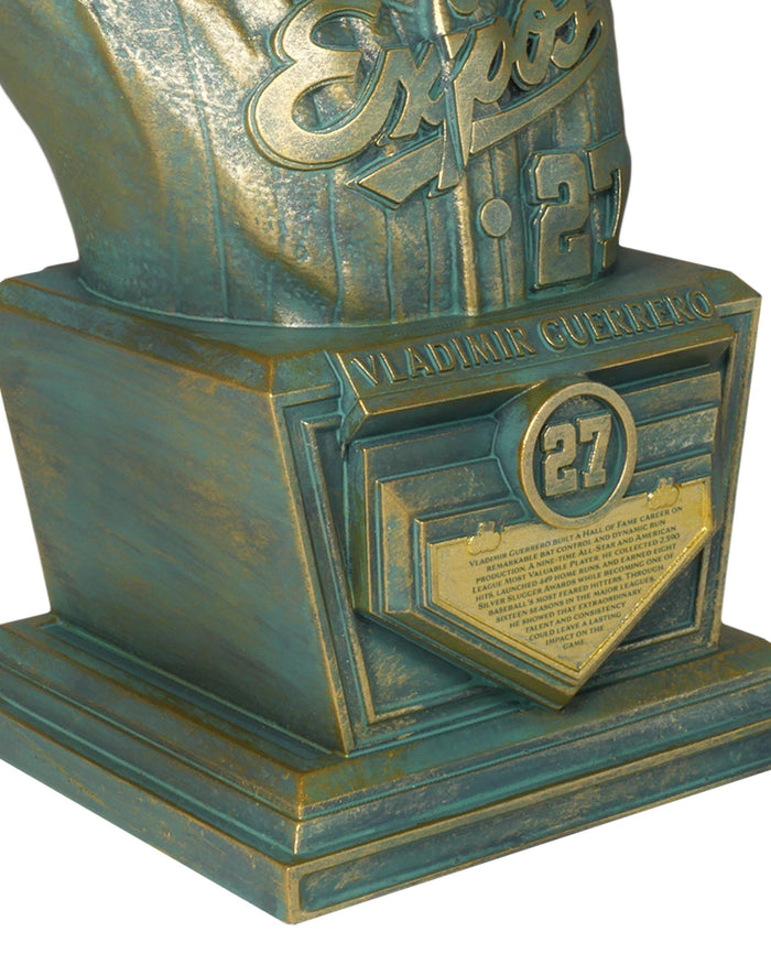 Vladimir Guerrero Montreal Expos Bronze Patina Bust Bobblehead FOCO - FOCO.com