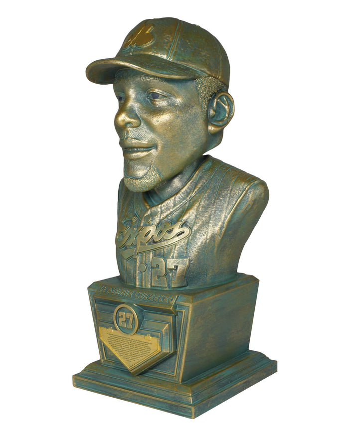 Vladimir Guerrero Montreal Expos Bronze Patina Bust Bobblehead FOCO - FOCO.com