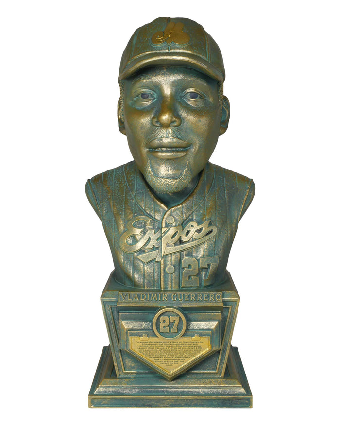 Vladimir Guerrero Montreal Expos Bronze Patina Bust Bobblehead FOCO - FOCO.com