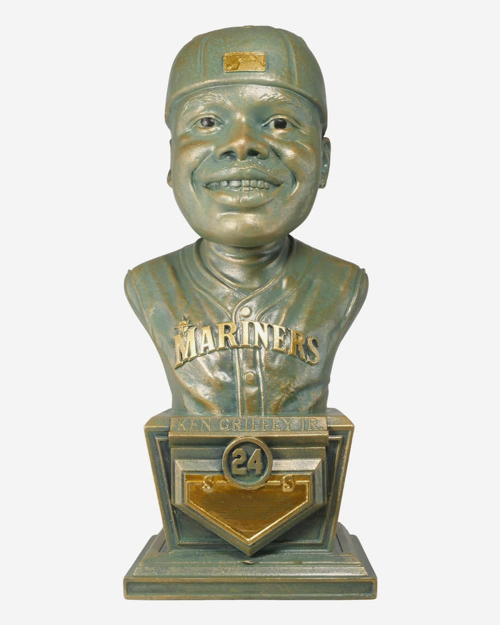 Ken Griffey Jr Seattle Mariners Bronze Patina Bust Bobblehead FOCO - FOCO.com