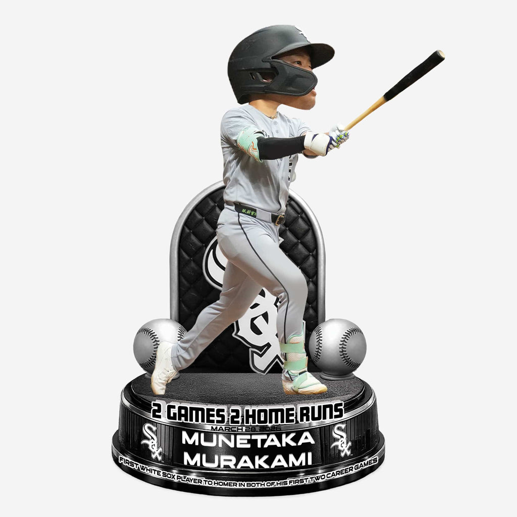 Munetaka Murakami Chicago White Sox Consecutive Games with Home Runs Bobblehead FOCO - FOCO.com