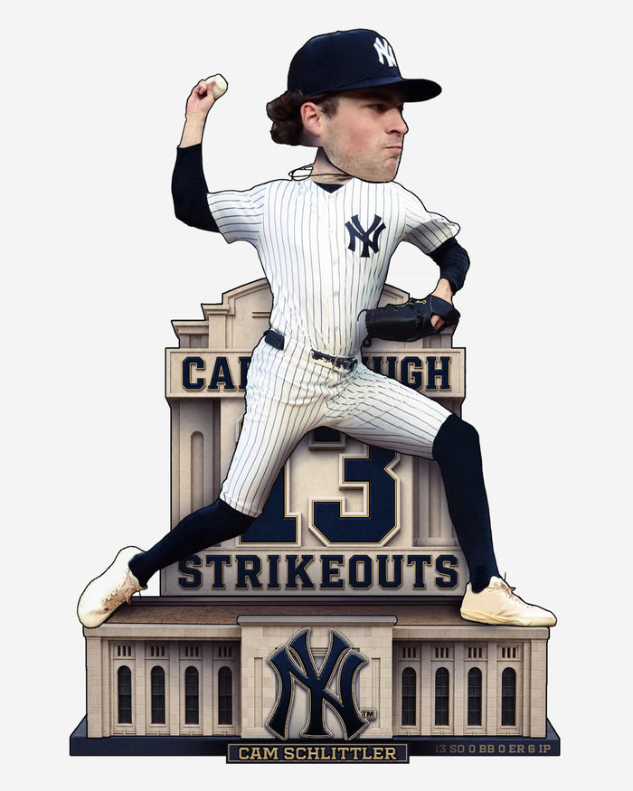 Cam Schlittler New York Yankees Career High Strikeout Bobblehead