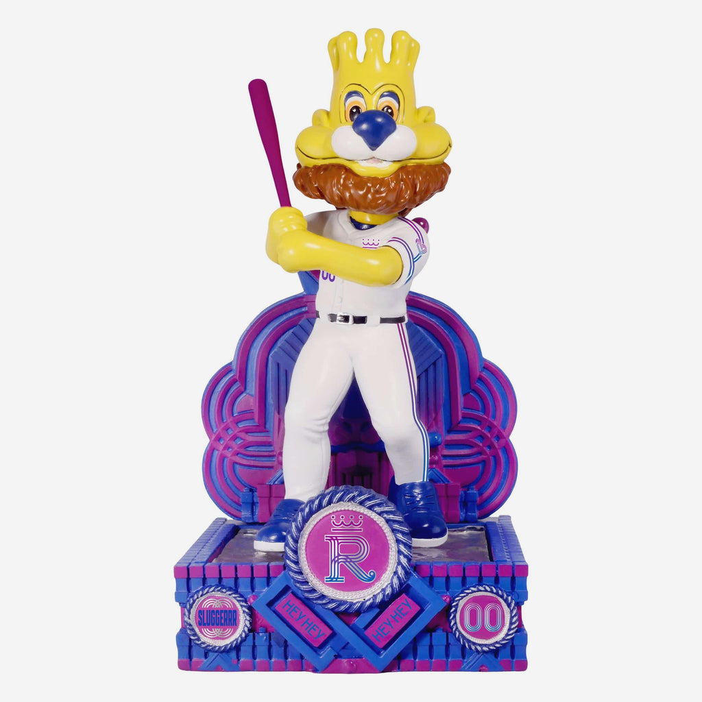 Sluggerrr Kansas City Royals 2026 City Connect Jersey Mascot Bobblehead FOCO - FOCO.com
