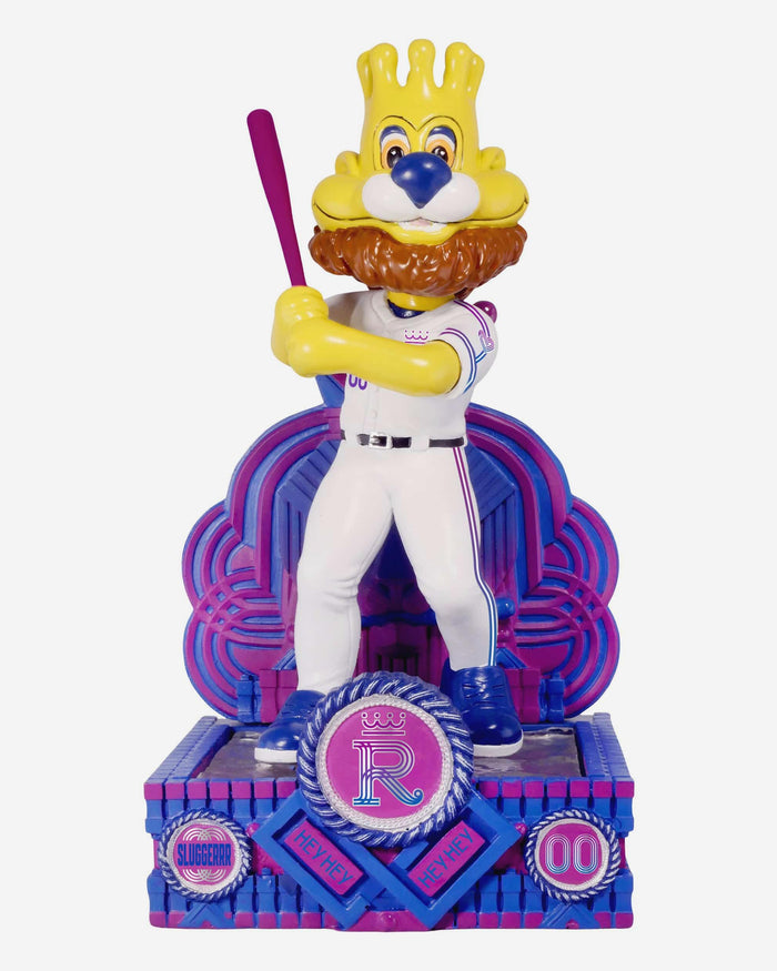 Sluggerrr Kansas City Royals 2026 City Connect Jersey Mascot Bobblehead FOCO - FOCO.com
