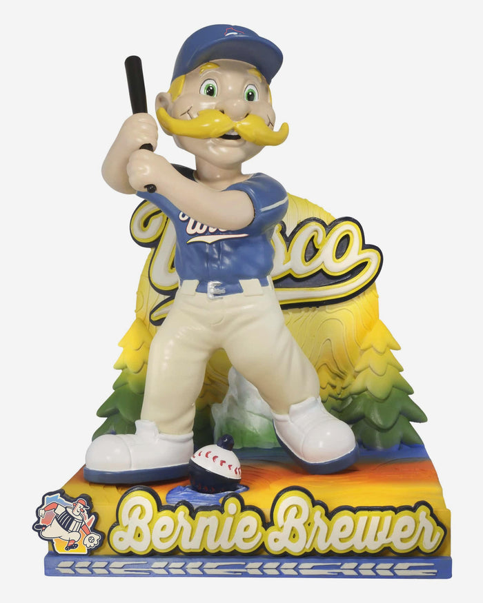 Bernie Brewer Milwaukee Brewers 2026 City Connect Jersey Mascot Bobblehead FOCO - FOCO.com