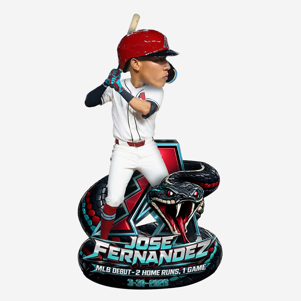 Jose Fernandez Arizona Diamondbacks MLB Debut 2 Home Run Game Bobblehead FOCO - FOCO.com