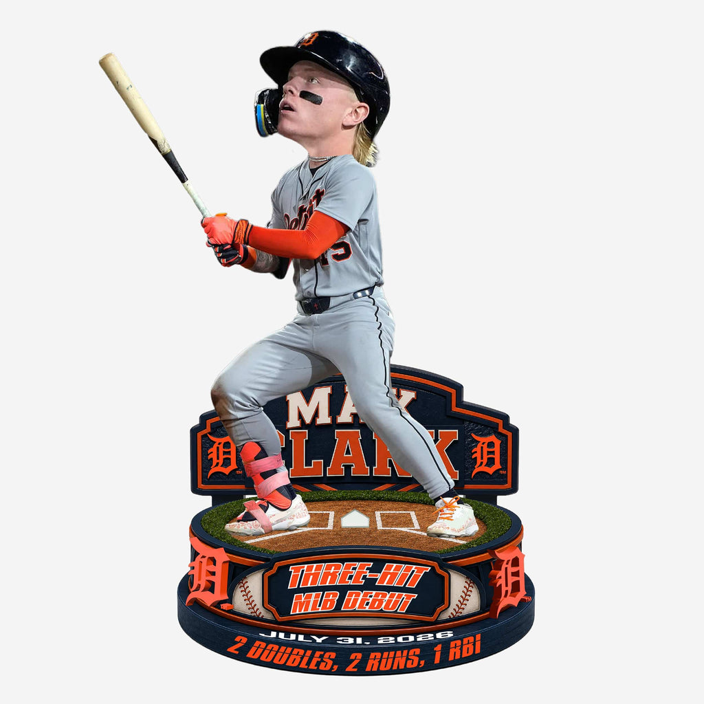 Max Clark Detroit Tigers Debut Bobblehead FOCO - FOCO.com