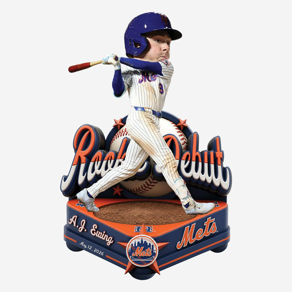 AJ Ewing New York Mets MLB Debut Bobblehead FOCO - FOCO.com