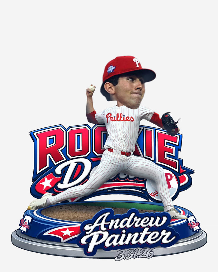 Andrew Painter Philadelphia Phillies MLB Debut Bobblehead FOCO - FOCO.com