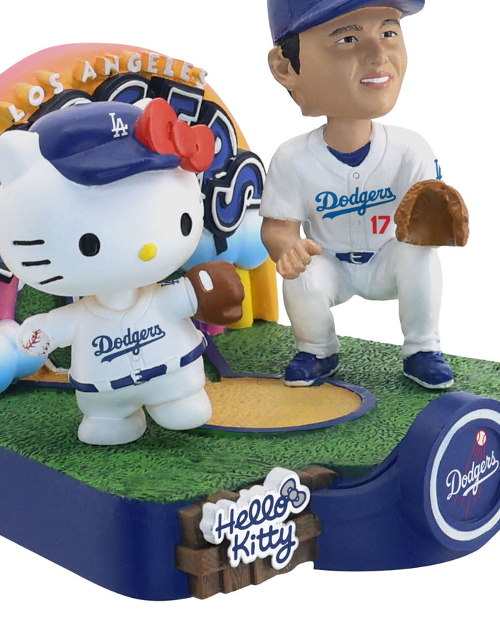 Shohei Ohtani & Hello Kitty® Los Angeles Dodgers Dual Mini Bobblehead Scene