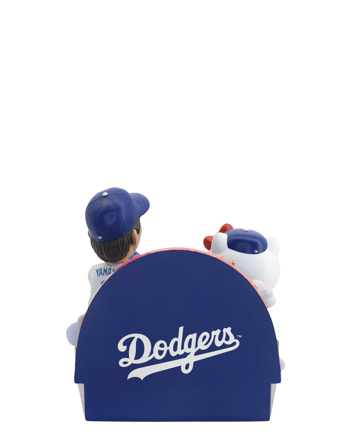 Yoshinobu Yamamoto & Hello Kitty® Los Angeles Dodgers Dual Mini Bobblehead Scene FOCO - FOCO.com
