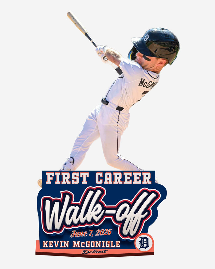 Kevin McGonigle Detroit Tigers First Career Walk-Off Bobblehead