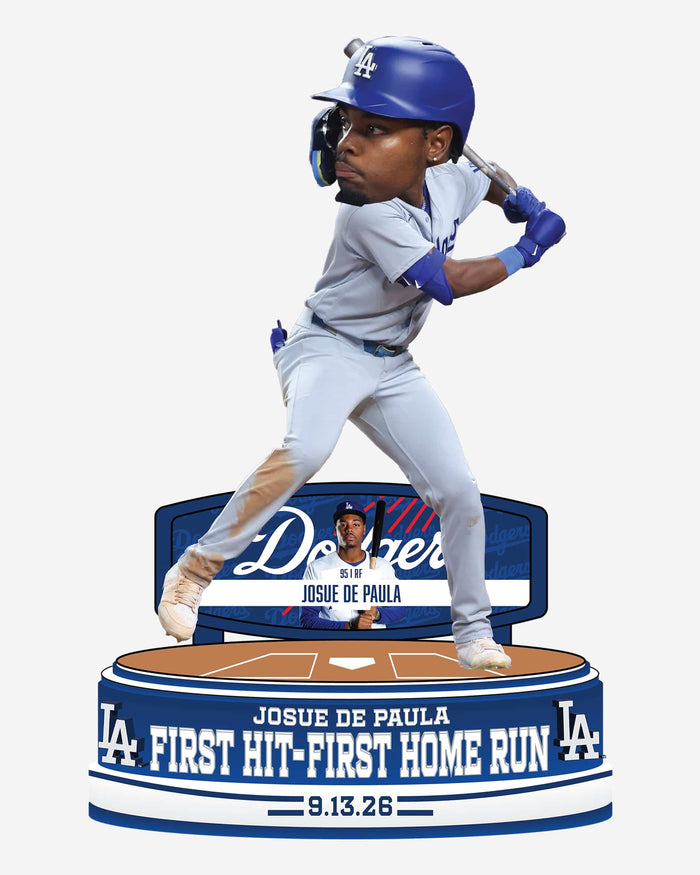 Josue De Paula Los Angeles Dodgers First Hit Home Run Bobblehead FOCO - FOCO.com