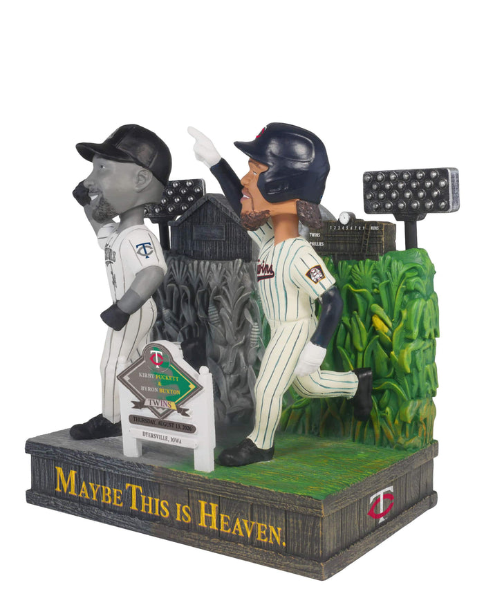 Kirby Puckett & Byron Buxton Minnesota Twins 2026 Dyersville Then and Now Bobblehead FOCO - FOCO.com