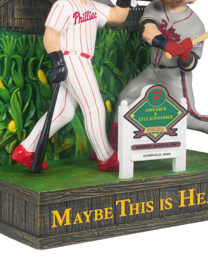 John Kruk & Kyle Schwarber Philadelphia Phillies 2026 Dyersville Then and Now Bobblehead FOCO - FOCO.com