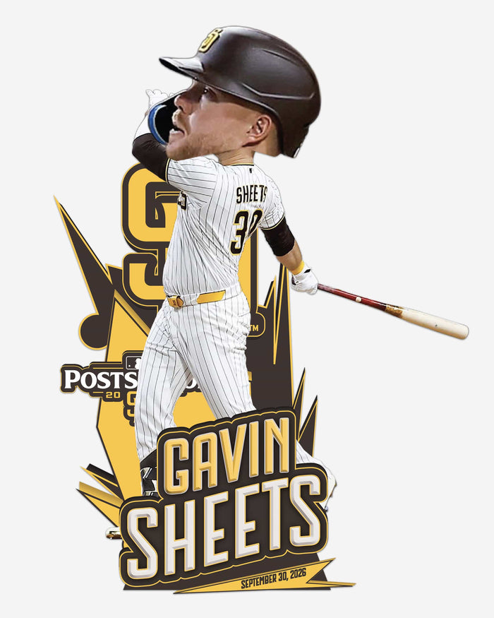 Gavin Sheets San Diego Padres 2026 Wild Card Gamebreaker Bobblehead